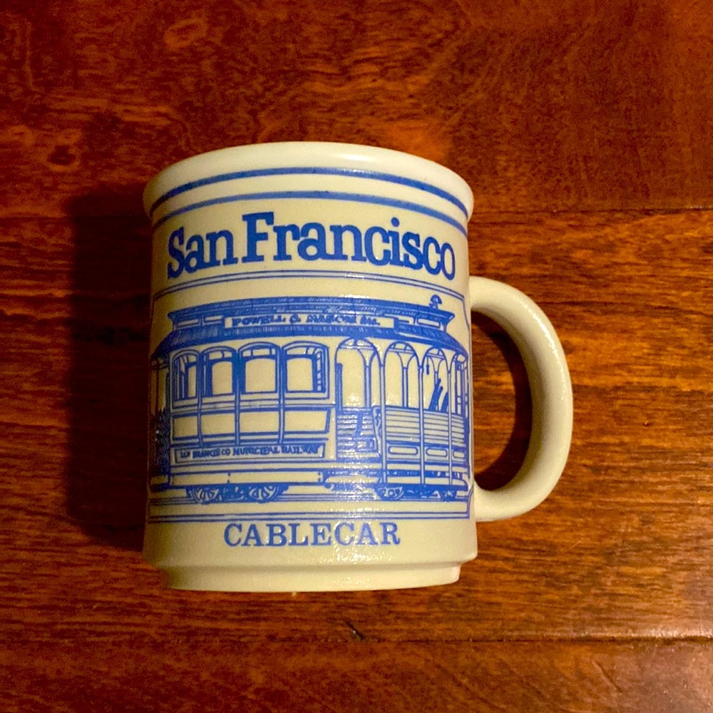 Vintage San Francisco coffee mug